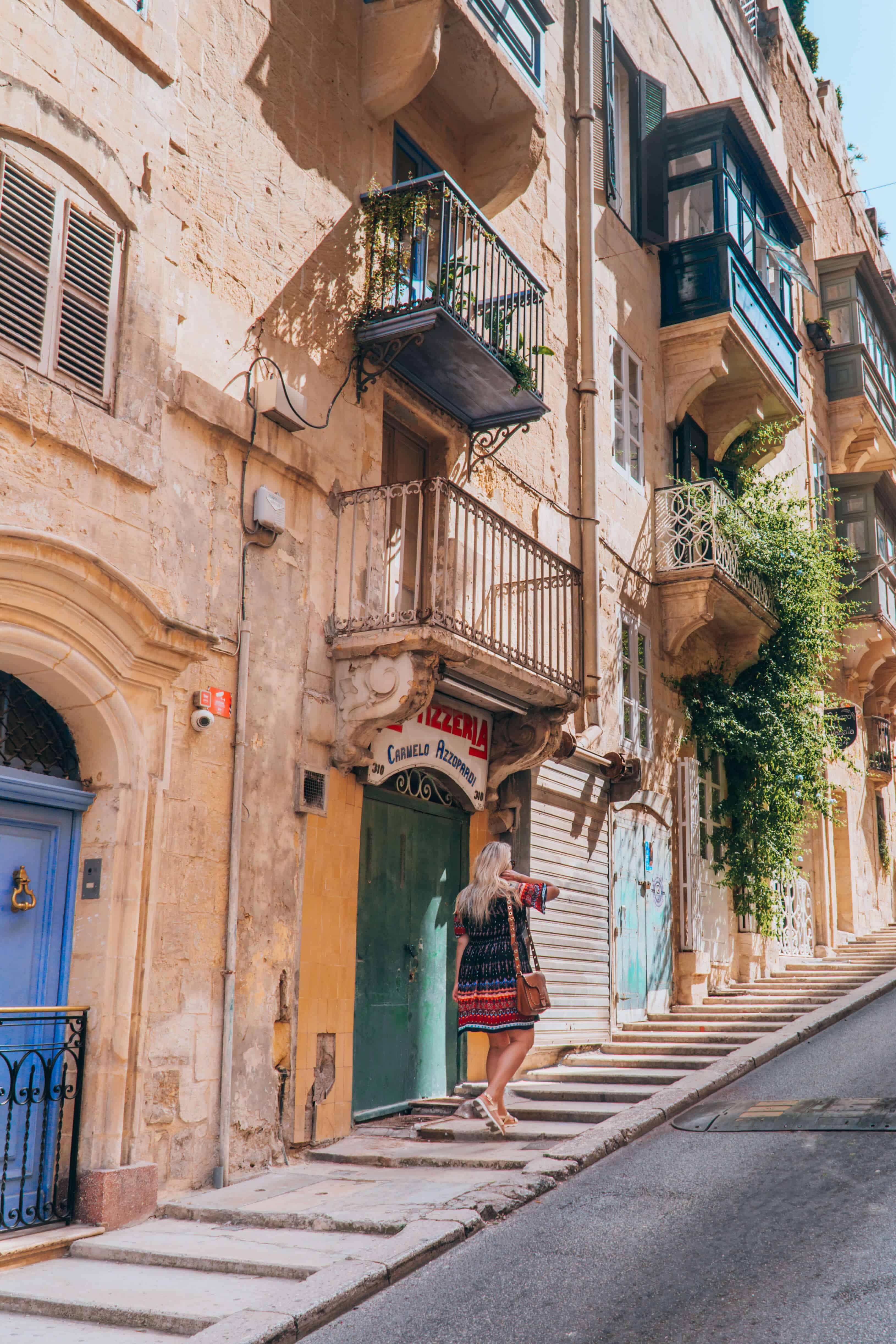 Walking the charming streets of Valletta | The Perfect 5 Day Malta Itinerary | The Republic of Rose