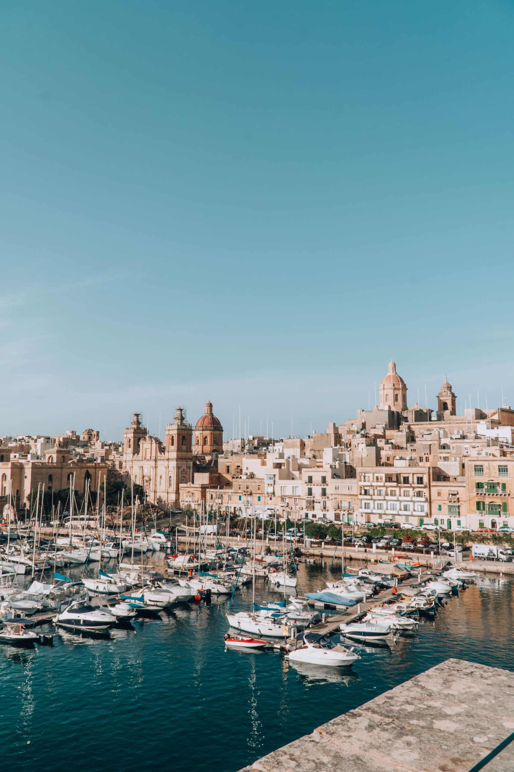 Harbor in Senglea | The Perfect 5 Day Malta Itinerary | The Republic of Rose
