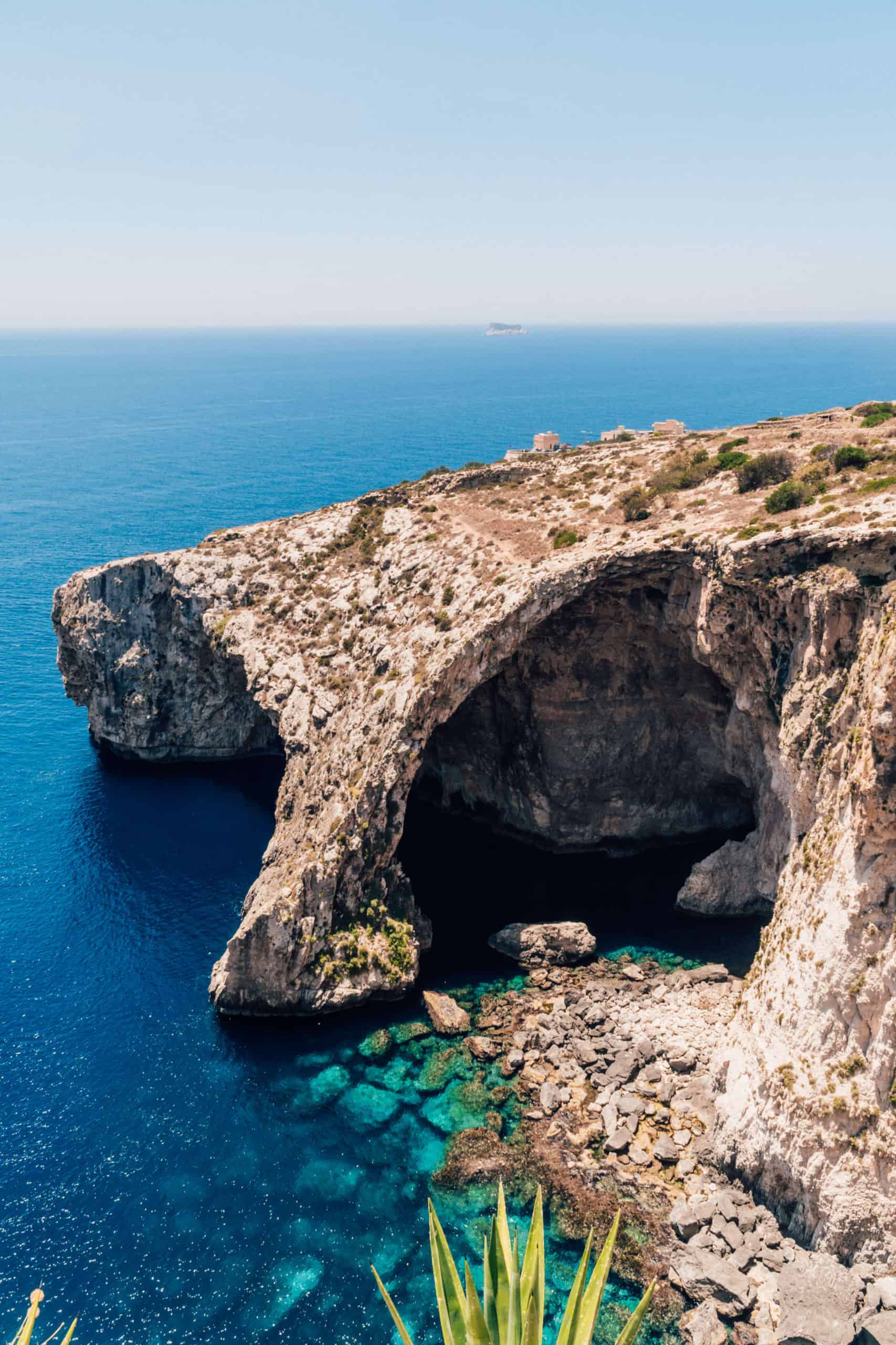 View of the Blue Grotto | The Perfect 5 Day Malta Itinerary | The Republic of Rose