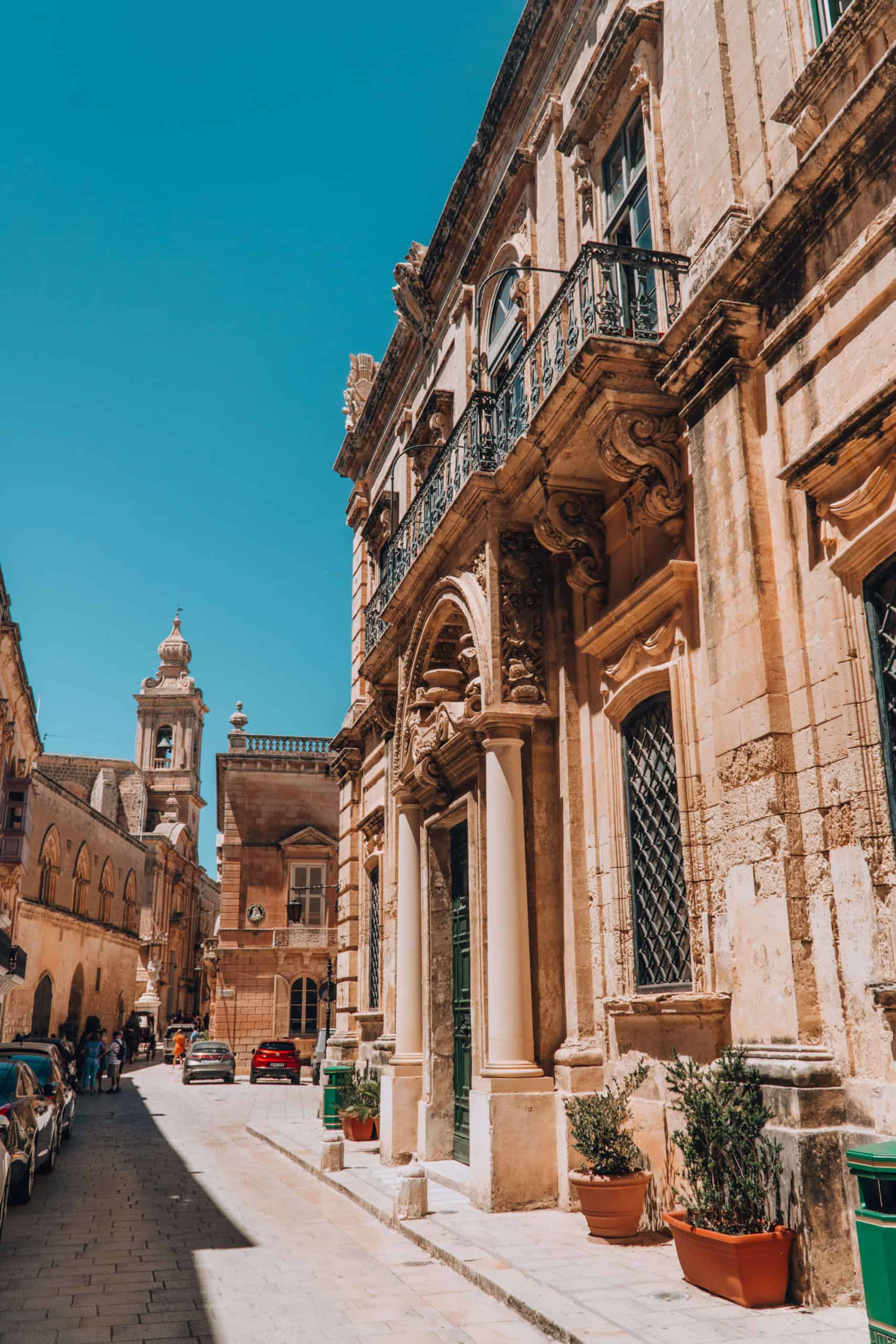 Architecture in Mdina | The Perfect 5 Day Malta Itinerary | The Republic of Rose