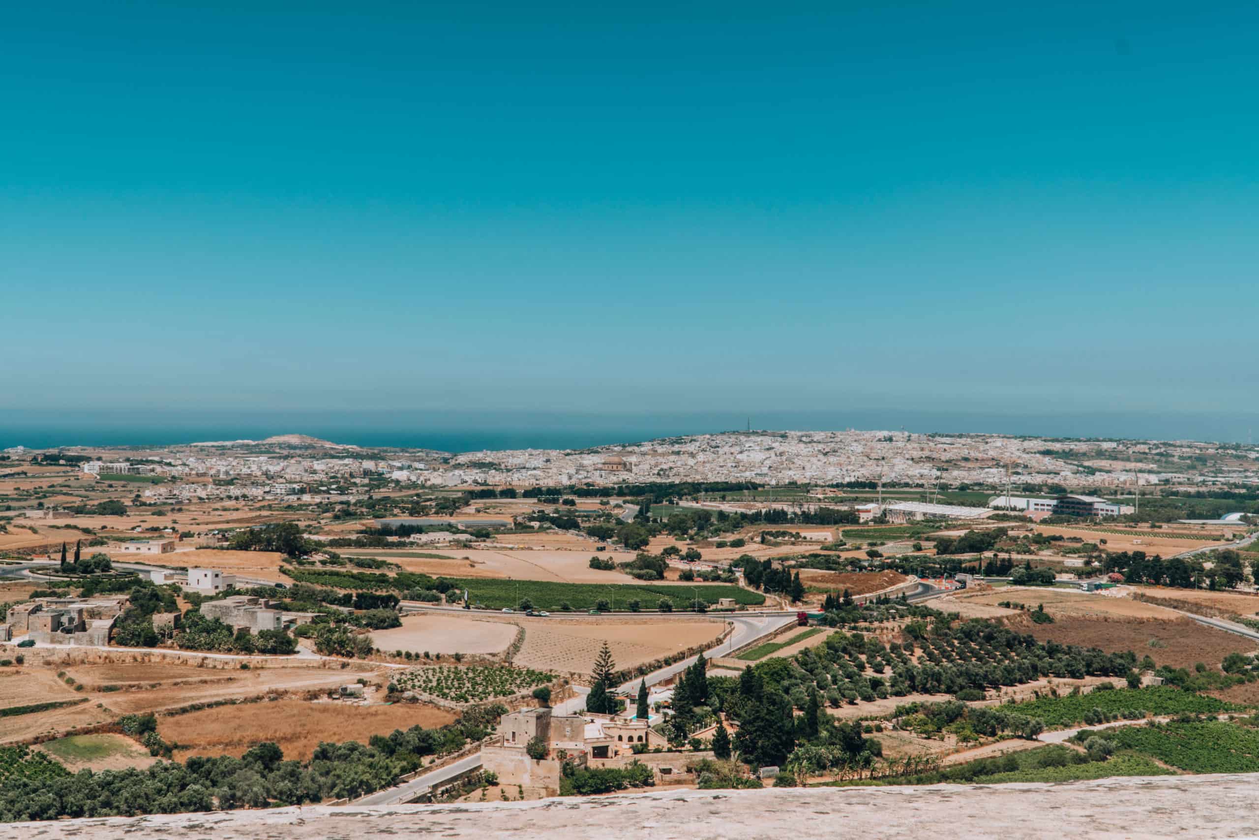 View from Coogi's Restaurant in Mdina | The Perfect 5 Day Malta Itinerary | The Republic of Rose