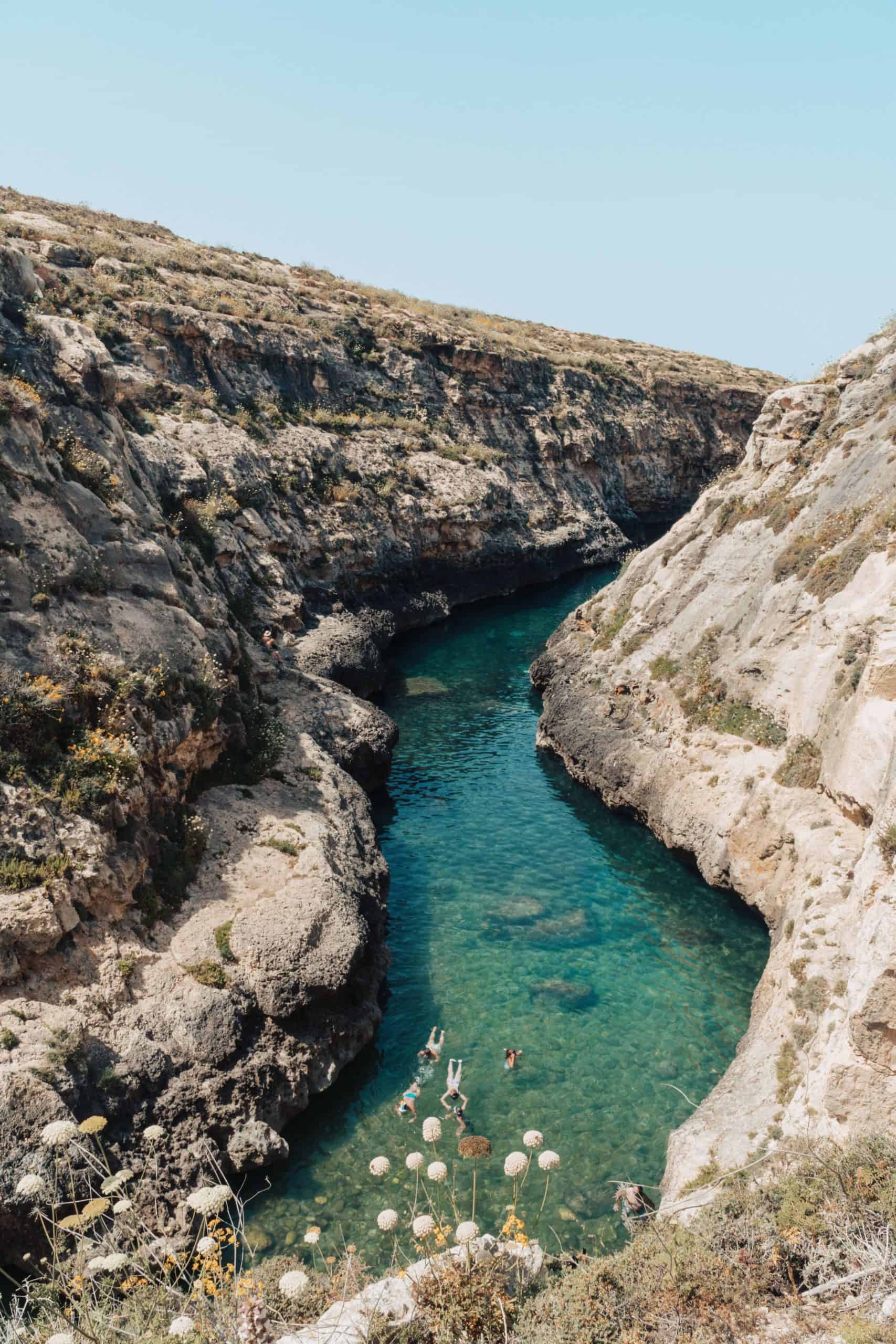 Wied il-Ghasri on Gozo island | The Perfect 5 Day Malta Itinerary | The Republic of Rose