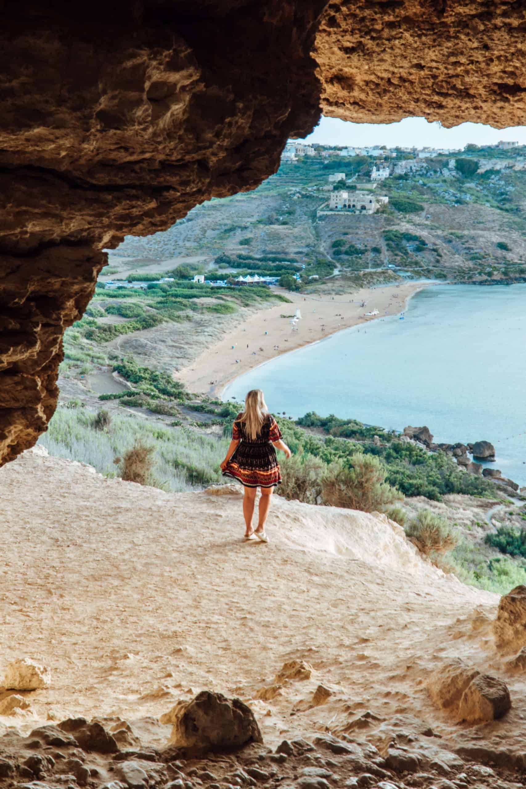 Tal-Mixta Cave on Gozo island | The Perfect 5 Day Malta Itinerary | The Republic of Rose
