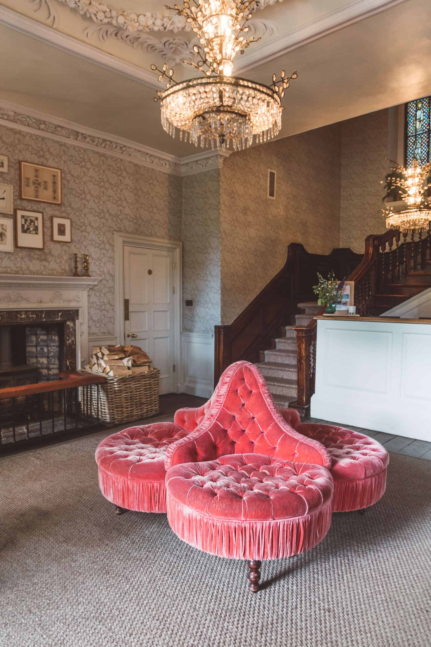 Lobby at Babington House in the English Countryside | The Cotswolds in 20 Photos