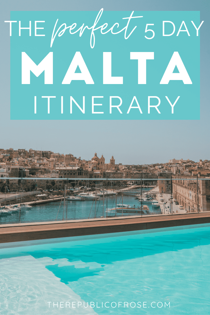 The Perfect 5 Day Malta Itinerary | Here's how to spend five days exploring Malta, Gozo and Comino islands! | The Republic of Rose