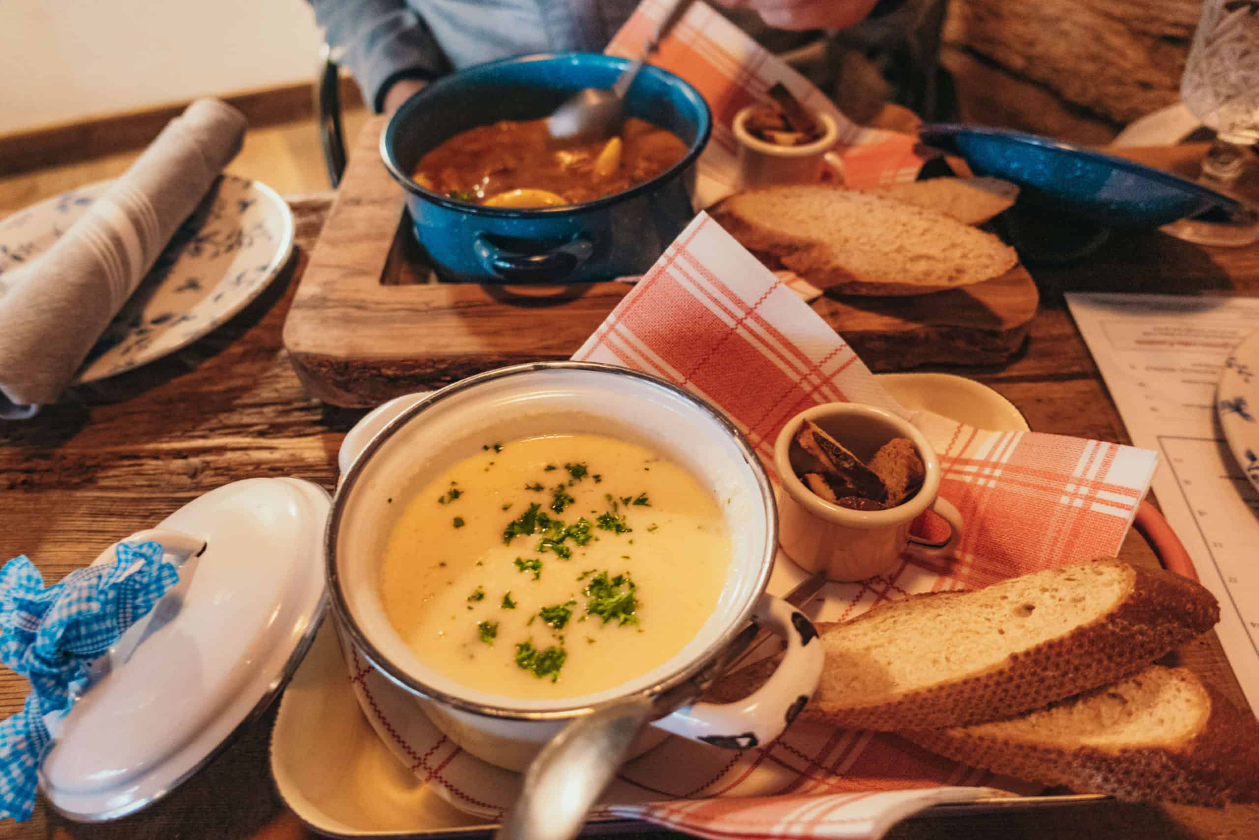 Swiss Mountain Cheese Soup at Alpenrose | The Ultimate Guide to Vail, Colorado