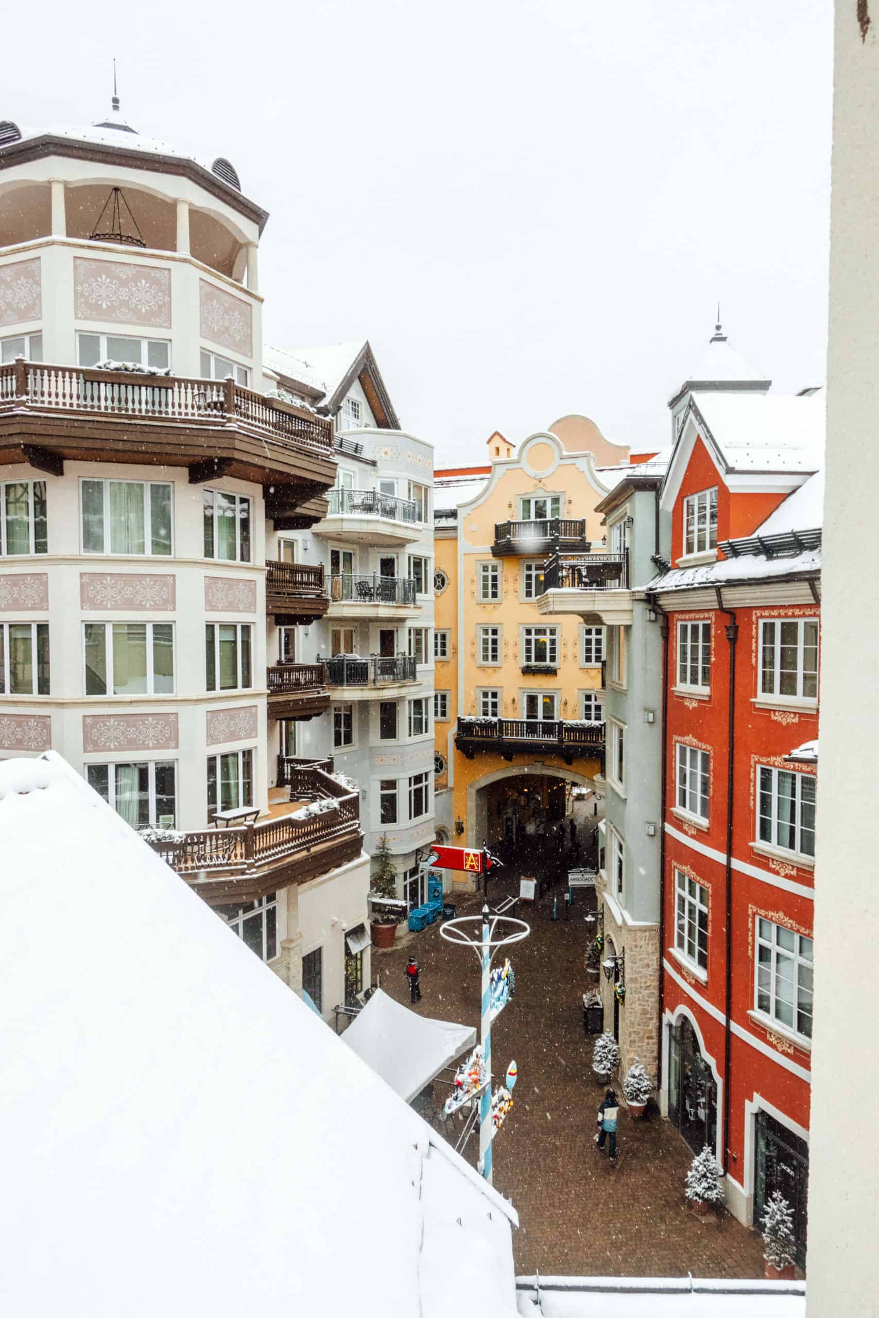 View of Lionshead Village from the Arabelle hotel | The Ultimate Guide to Vail, Colorado