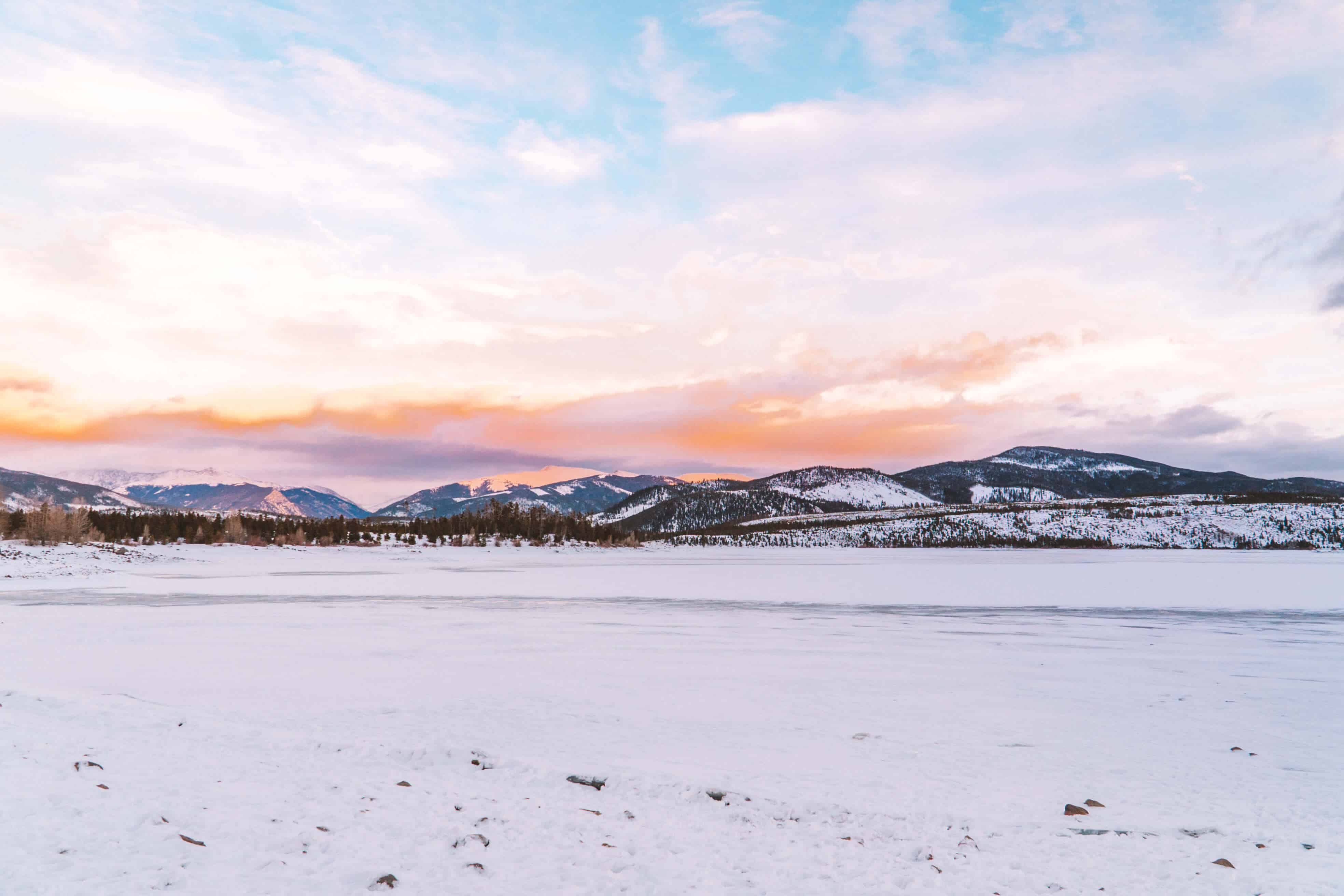 Sunset in Dillon | The Ultimate Guide to Vail, Colorado