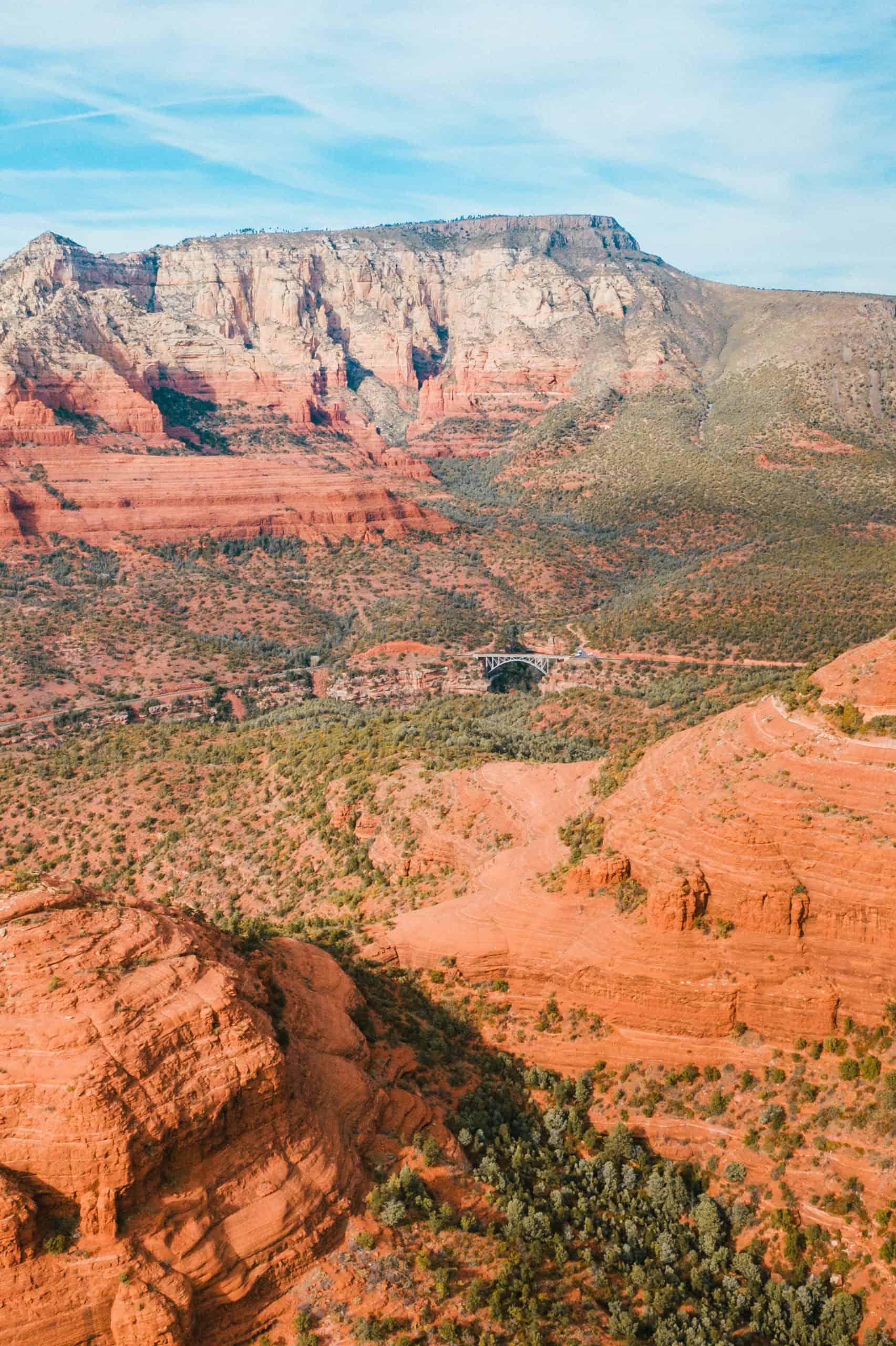 Drone photo of Sedona, Arizona