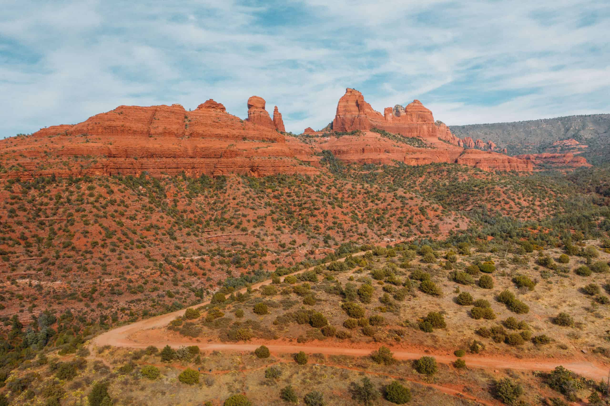 Drone photo of Sedona, Arizona