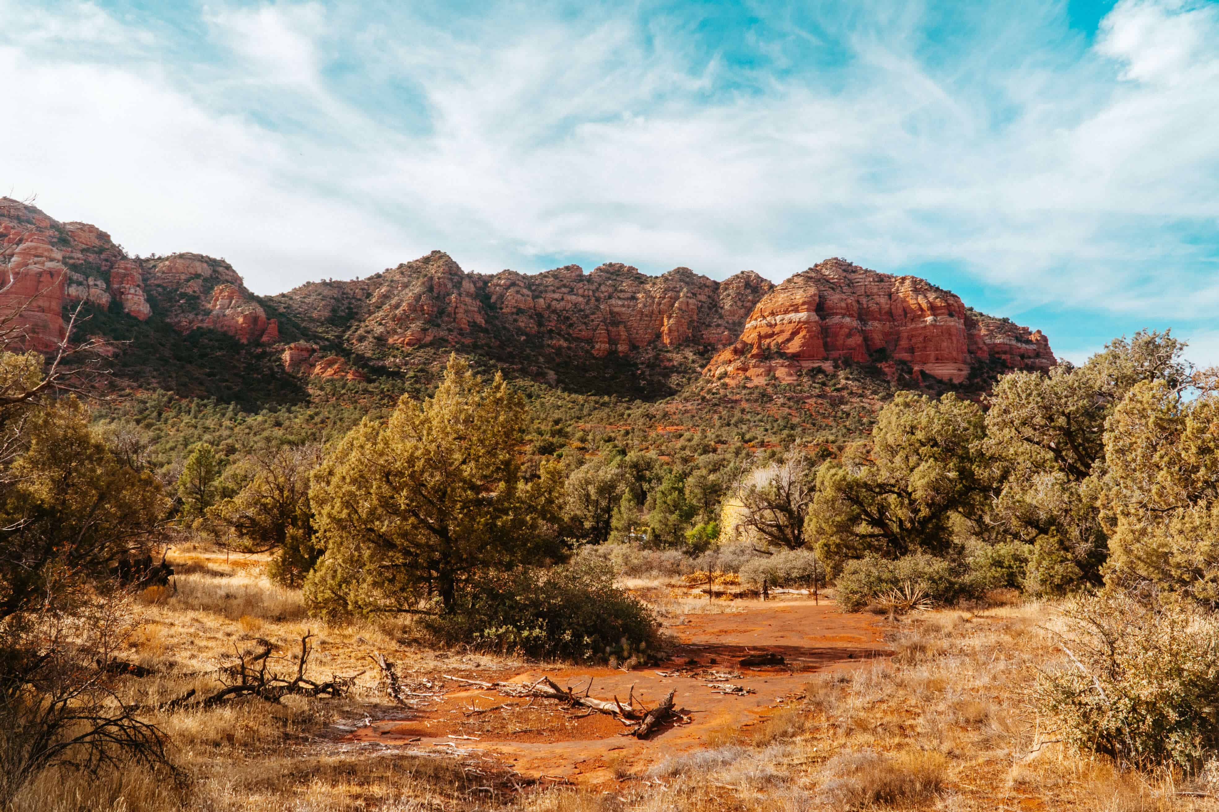 Red rock views at Bell Rock in Sedona, Arizona