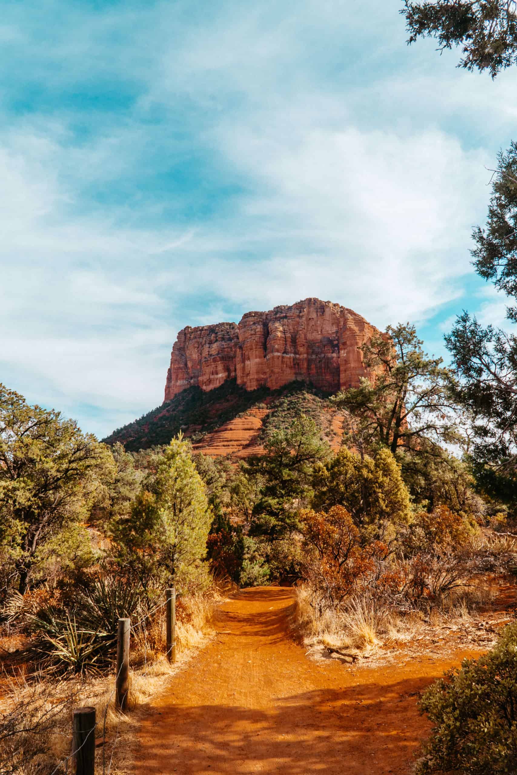 Red rock views at Bell Rock in Sedona, Arizona