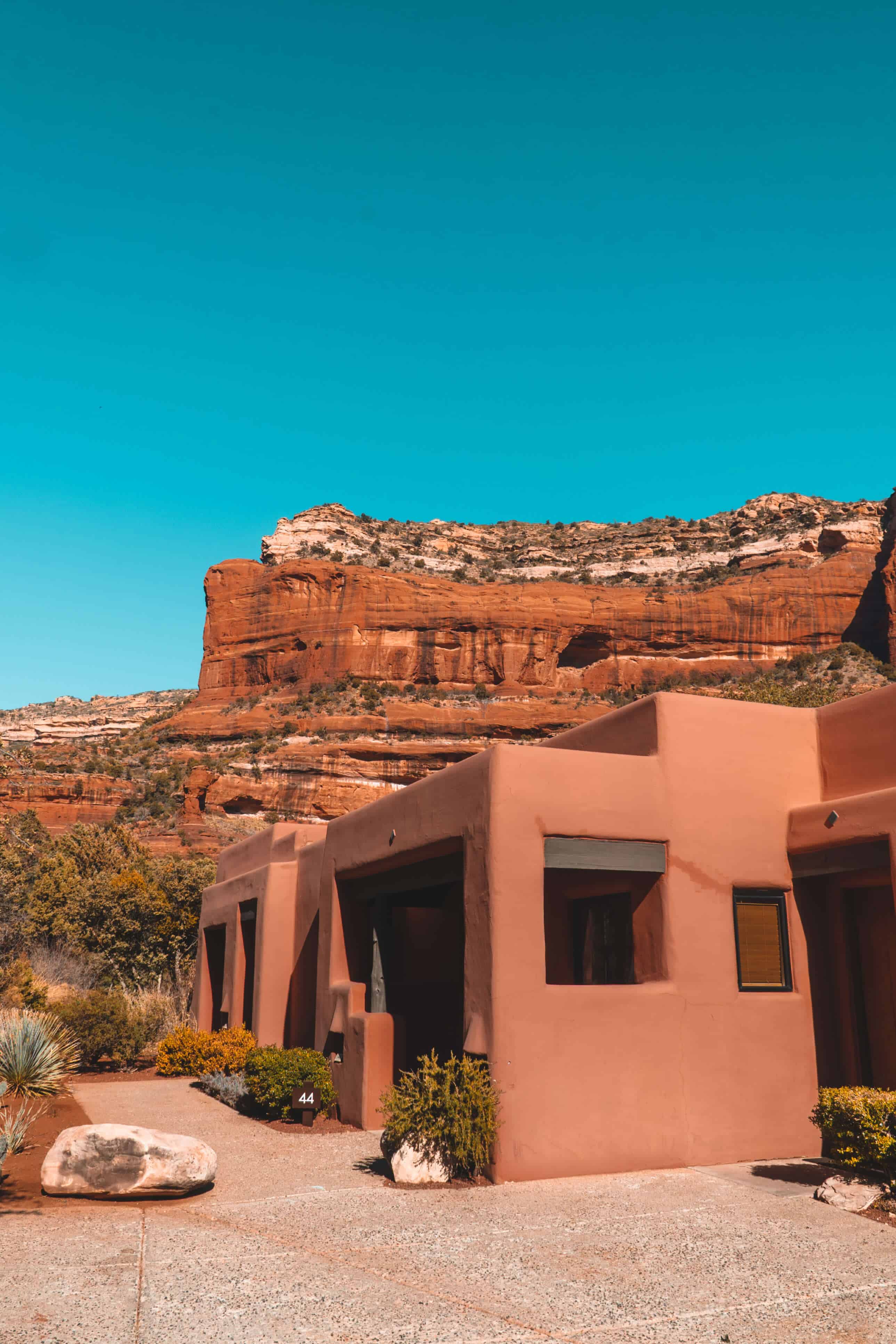 Southwest style rooms at Enchantment Resort in Sedona, Arizona