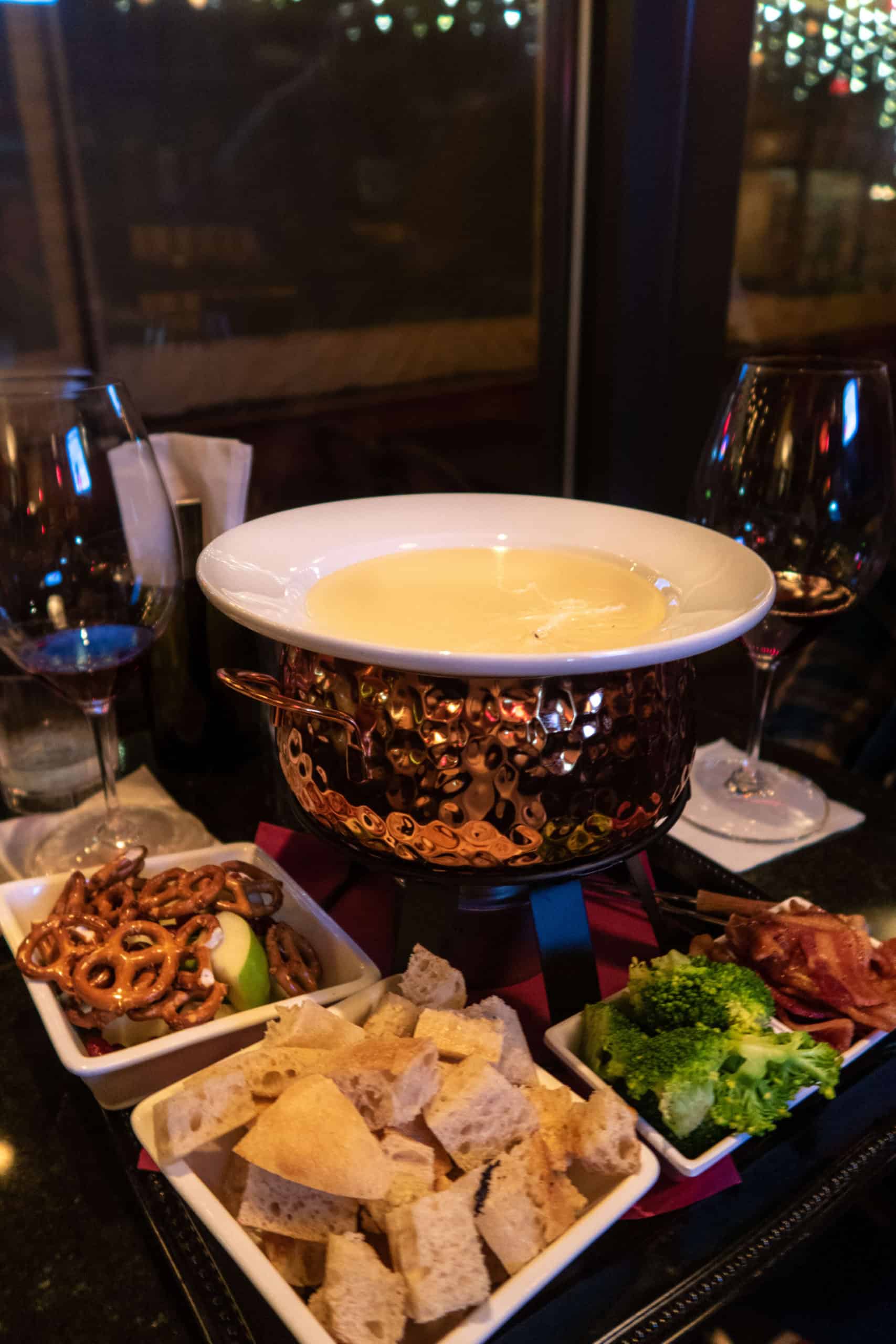 Cheese fondue at Side Door | The Ultimate Guide to Mammoth Lakes in the Winter