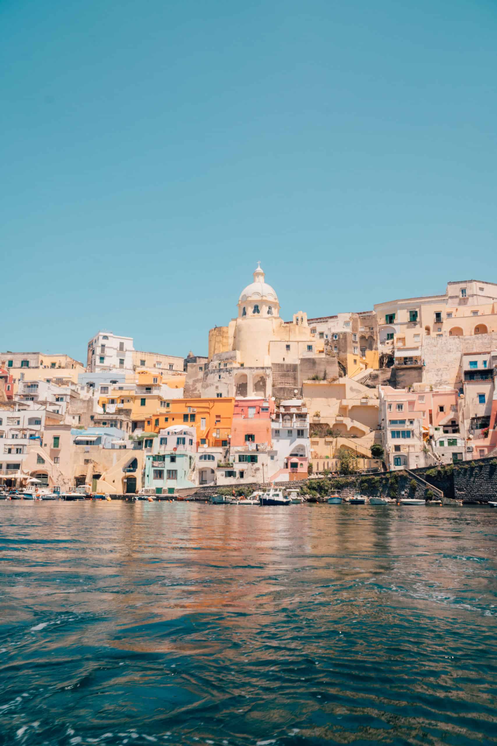 Marina Corricella of Procida island in Italy