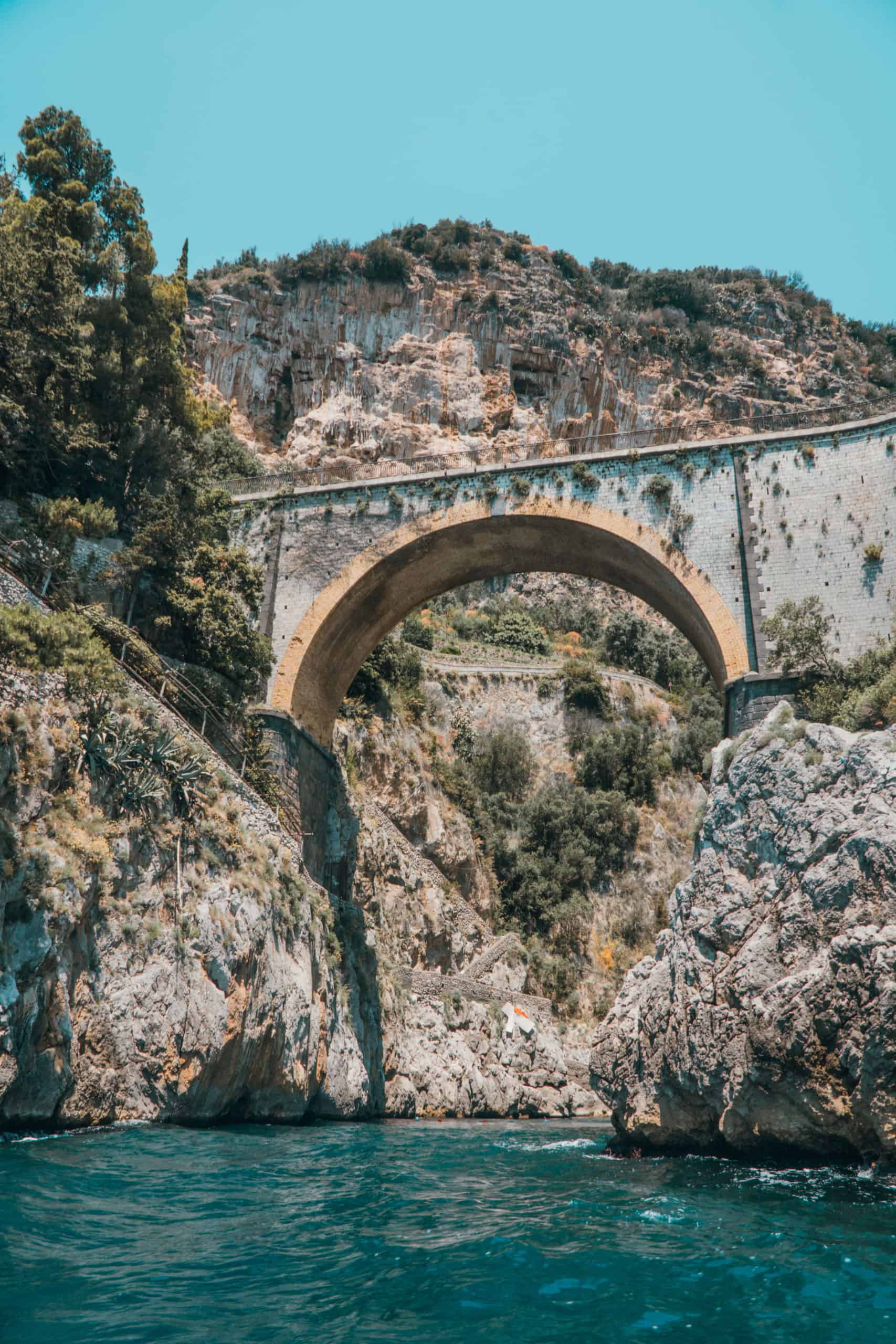 Fiordo di Furore near Positano, Italy