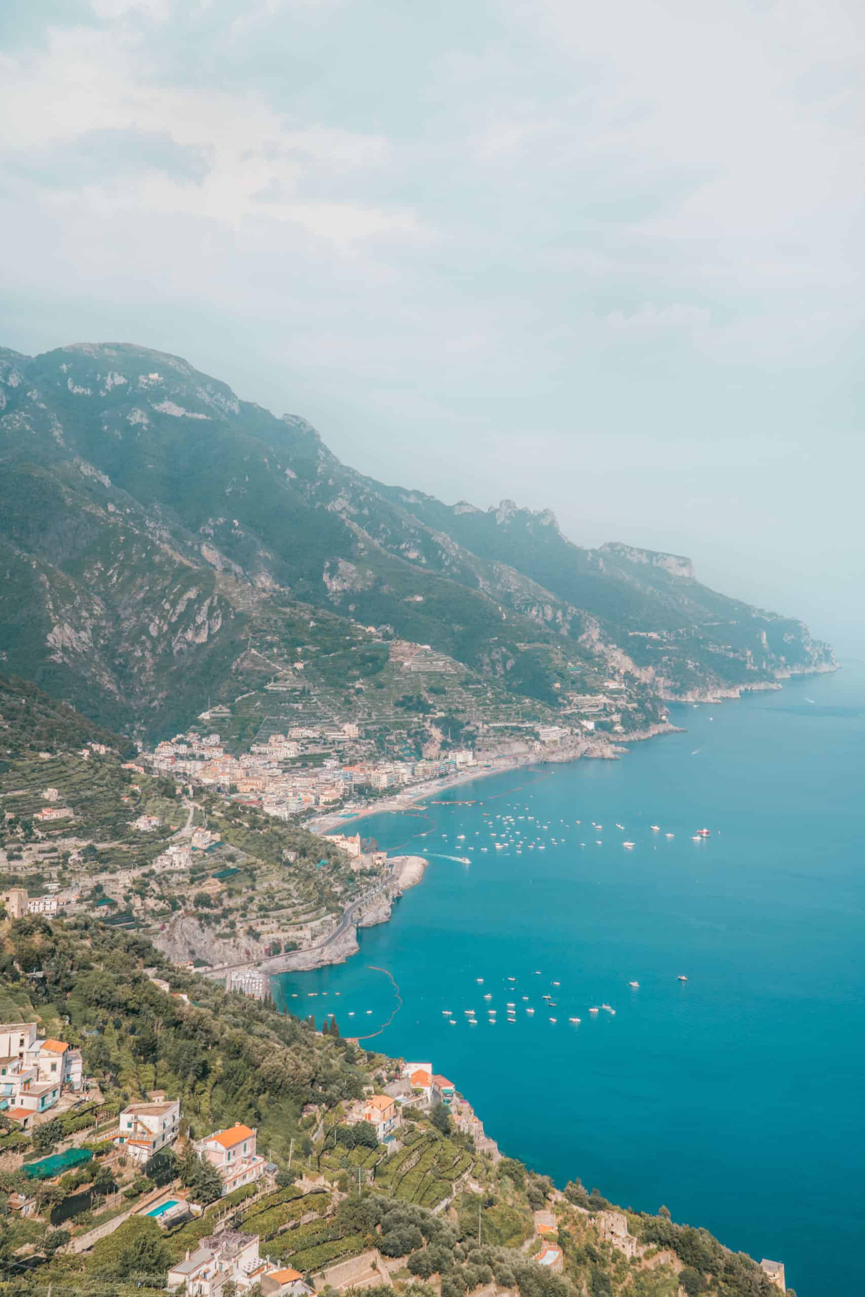 Views from Villa Rufolo in Ravello, Italy