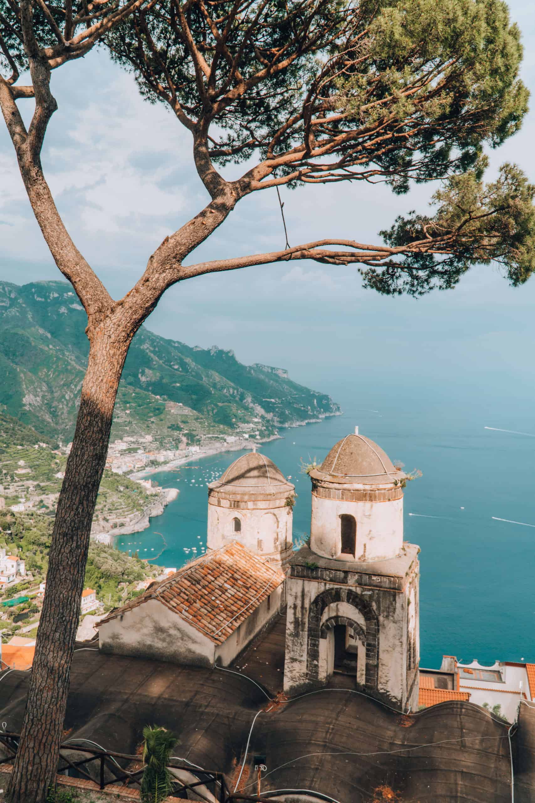 Views from Villa Rufolo in Ravello, Italy