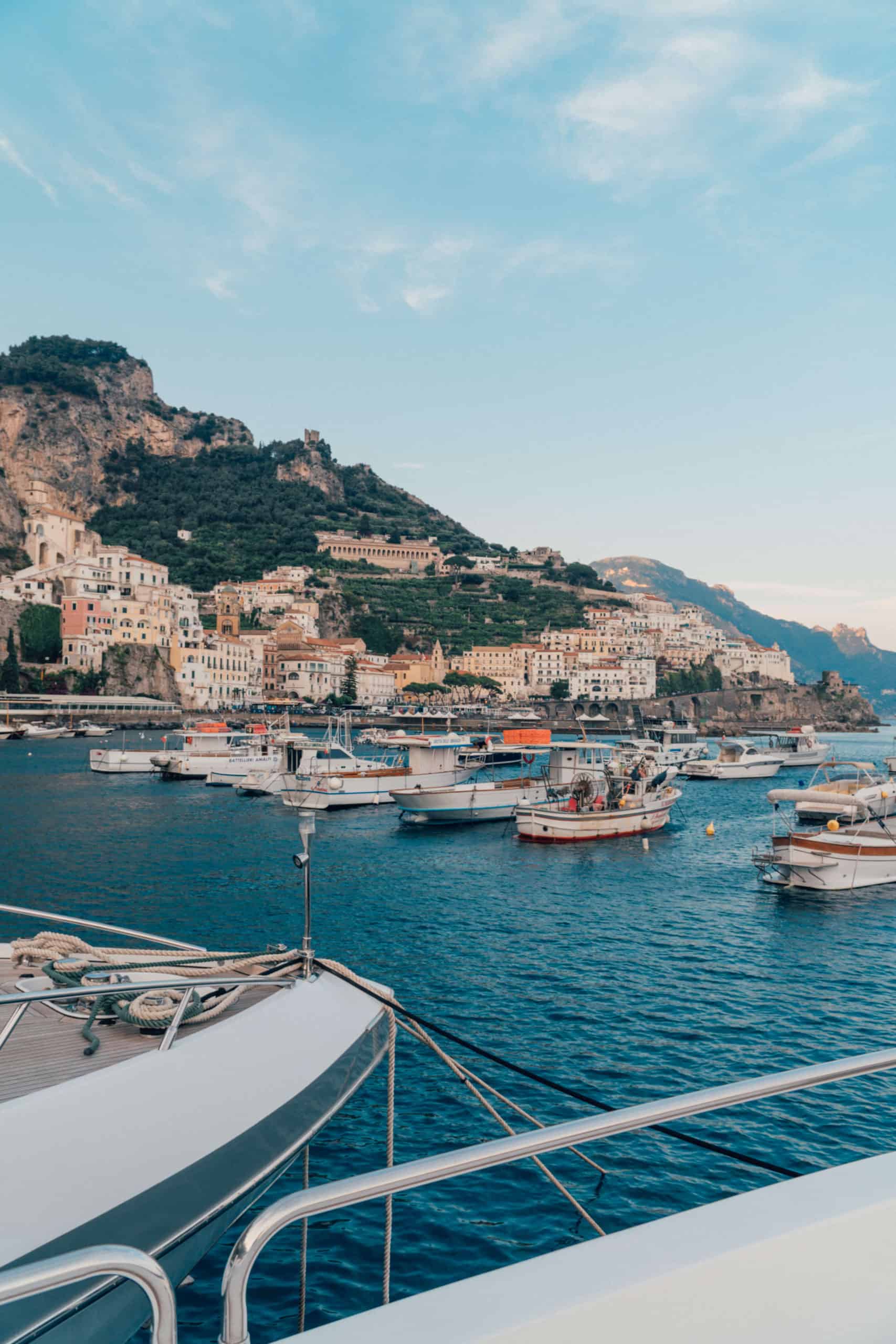 Marina views in Amalfi, Italy