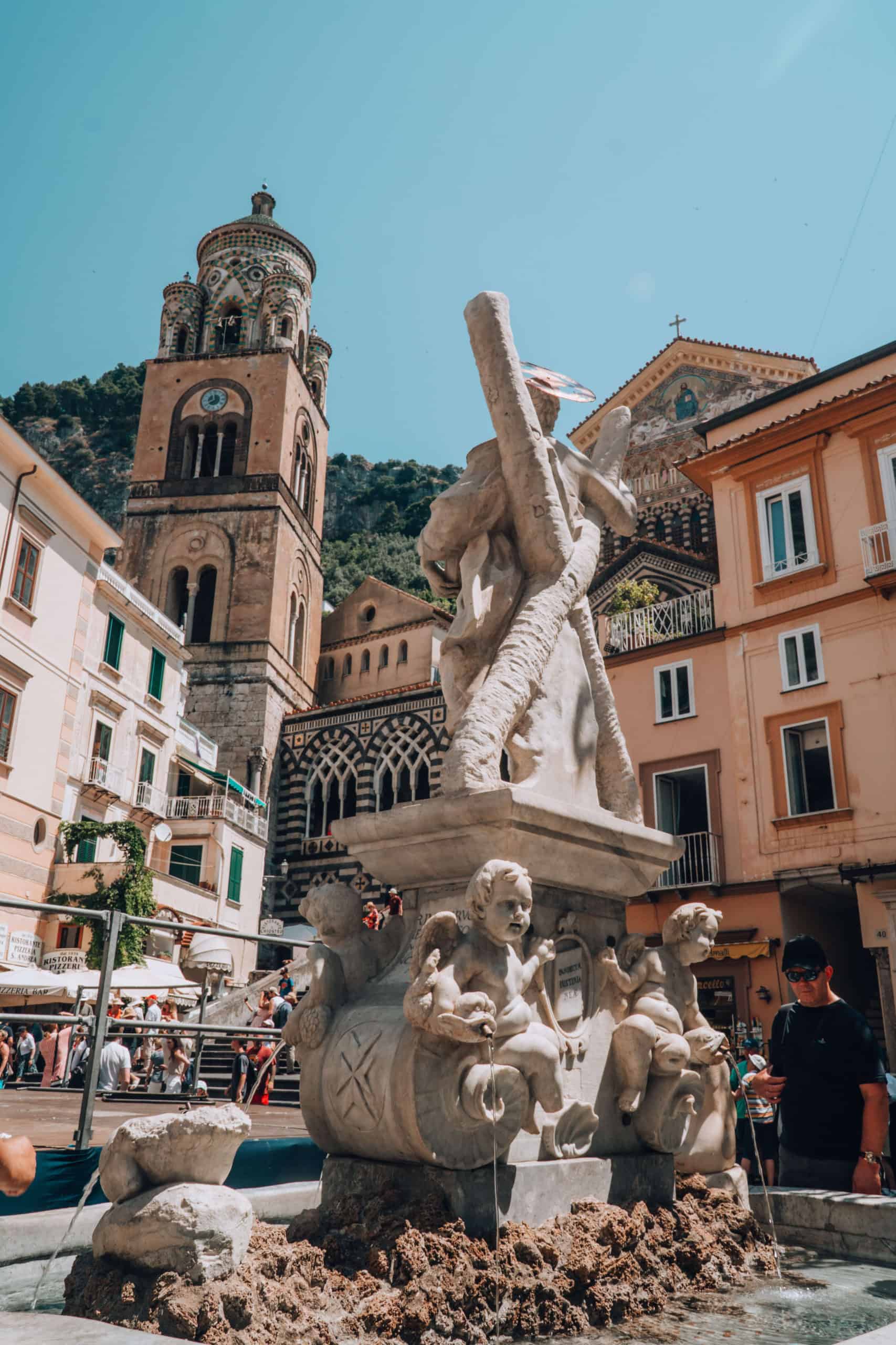 Piazza in Amalfi, Italy