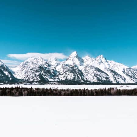 Views of the Teton Mountains from Jackson Hole