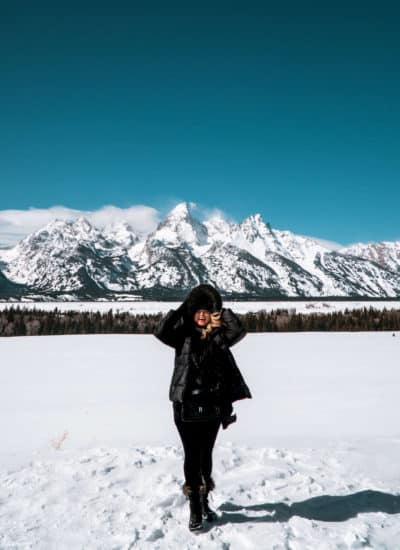 Views of the Teton Mountains from Jackson Hole