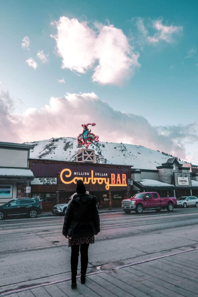 Million Dollar Cowboy Bar in Jackson Hole, Wyoming