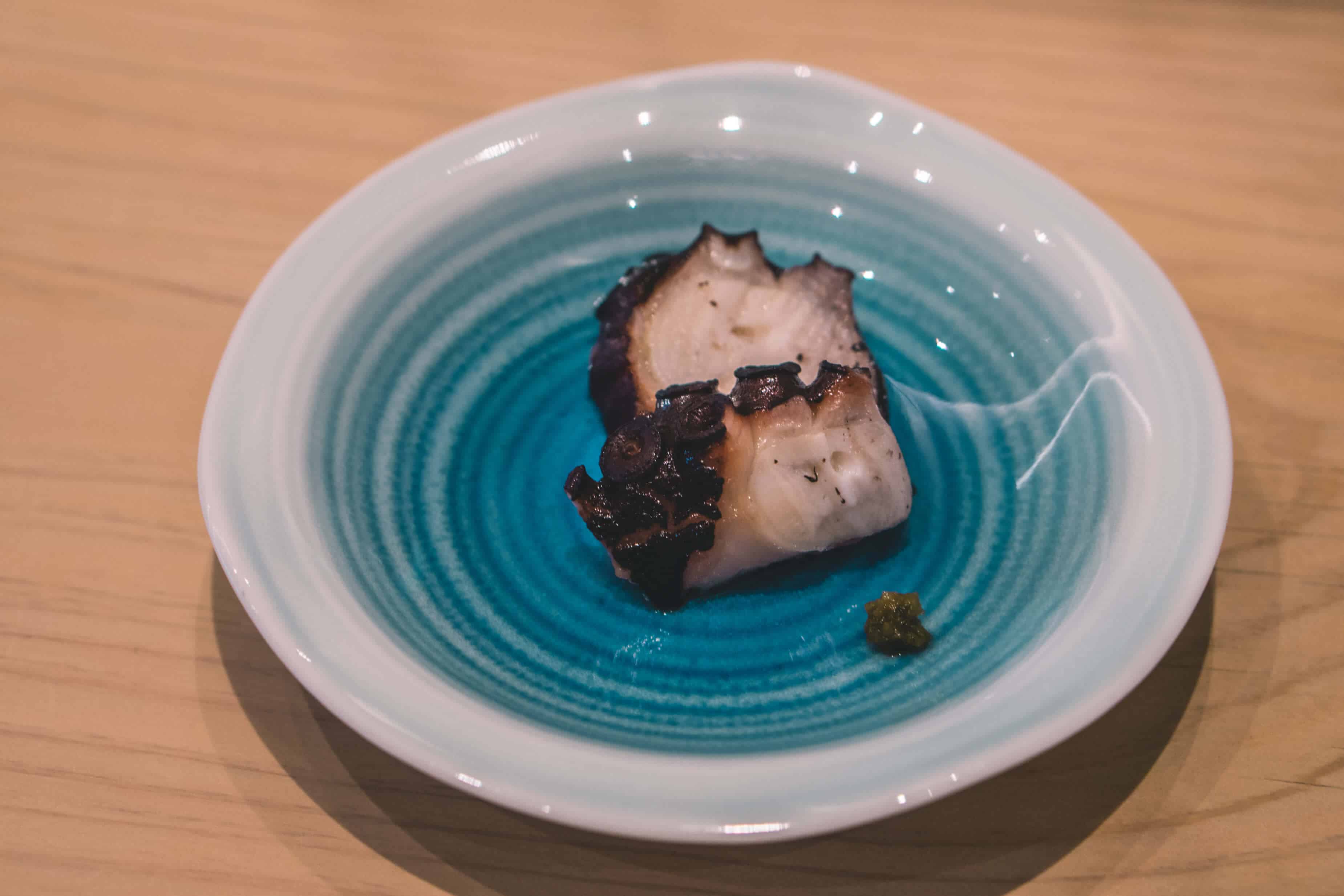 Steamed octopus | Dining at Sushi Ginza Onodera in Los Angeles