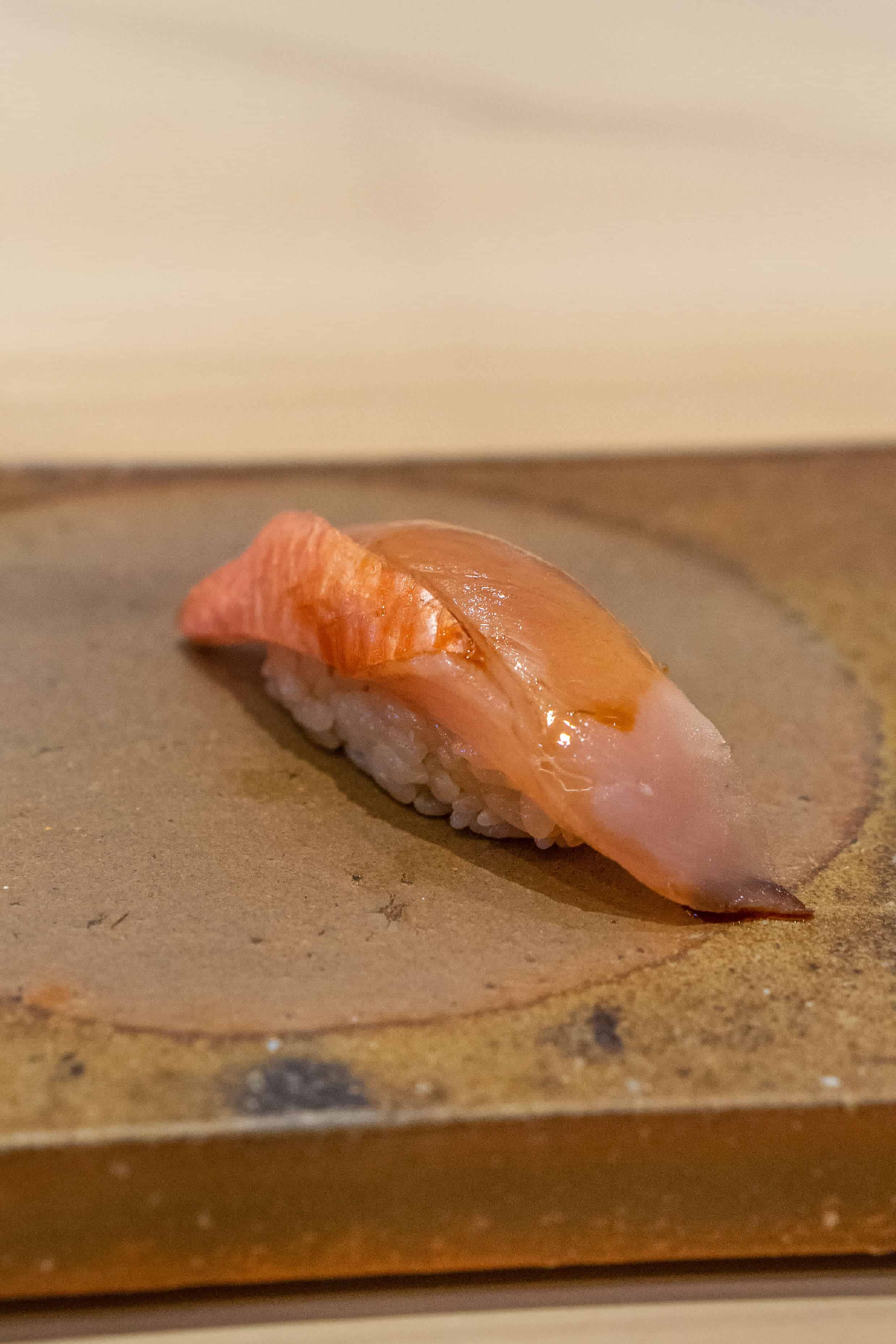 Kinmedai (or golden eye red snapper) ​| Dining at Sushi Ginza Onodera in Los Angeles, California