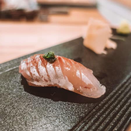 Nigiri at Rebel Omakase in Laguna Beach