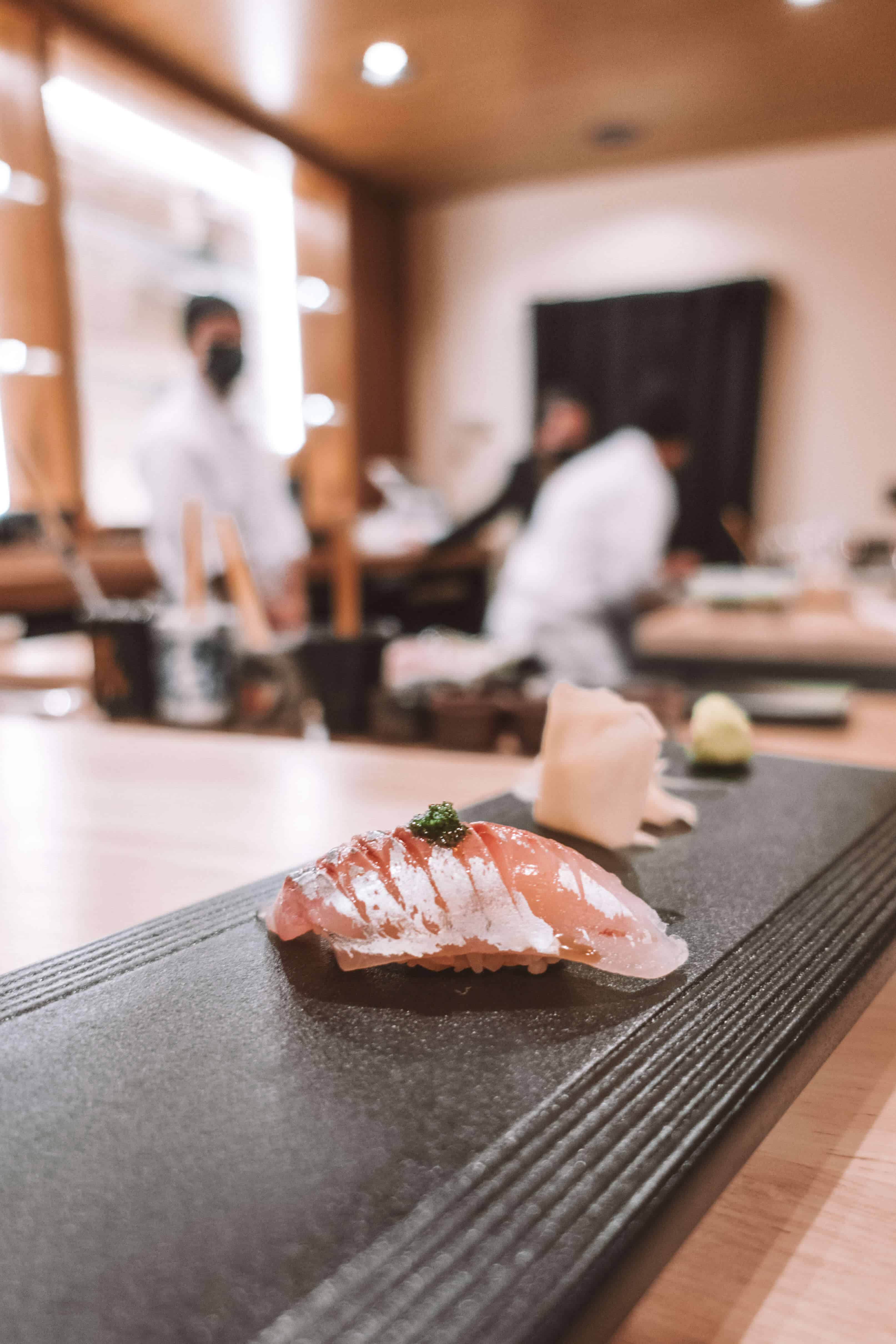 Nigiri at Rebel Omakase in Laguna Beach