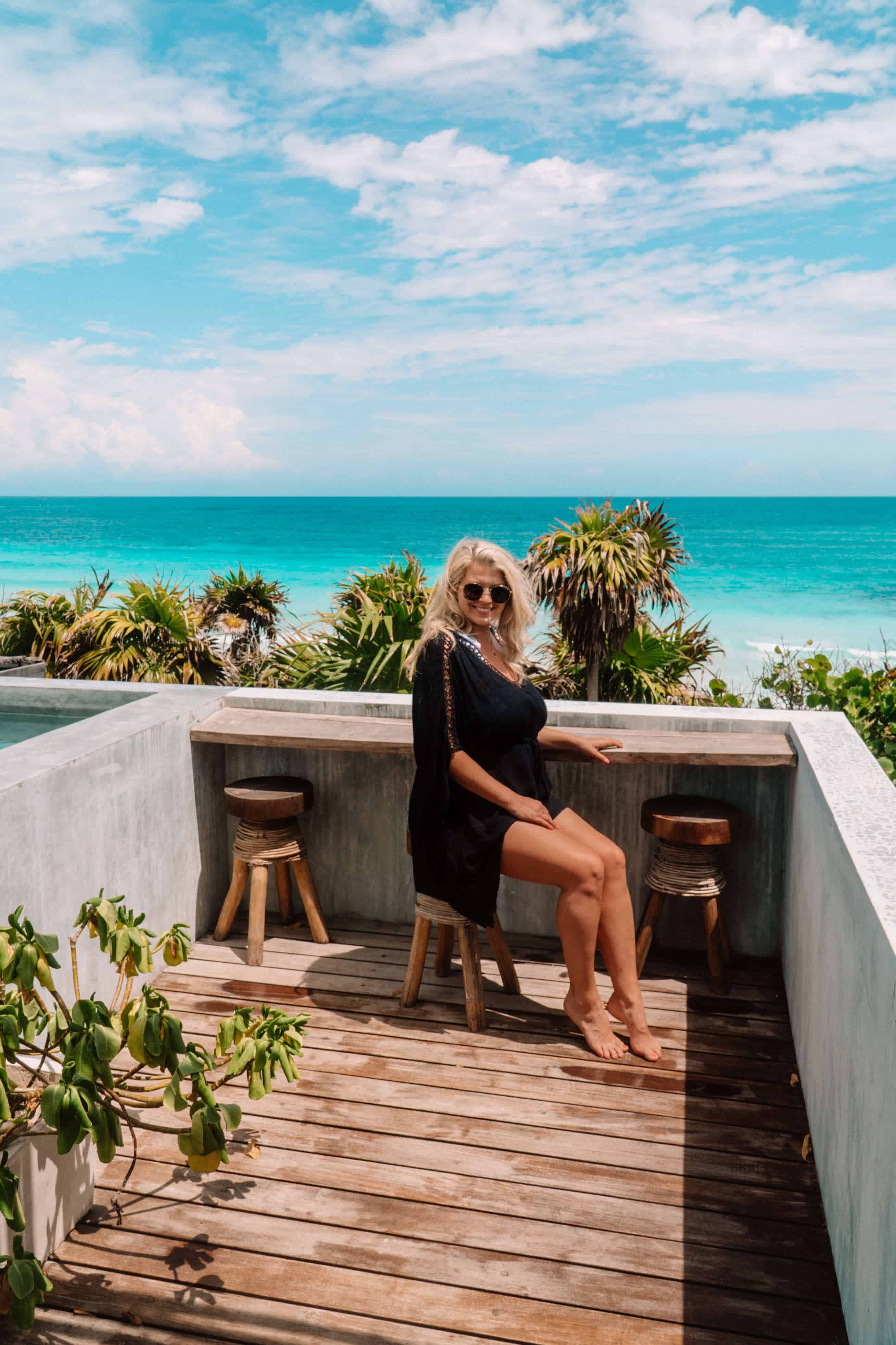 Rooftop at Casa Mam Sian Ka'an in Tulum, Mexico