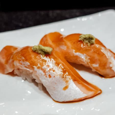 Salmon nigiri | Dining at Ootoro Sushi in Irvine, California