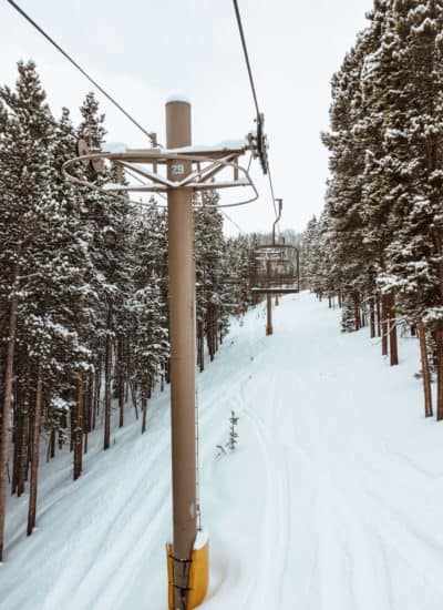 Chair lift at Breckenridge Ski Resort in Colorado | The Ultimate Guide to Breckenridge in the Winter
