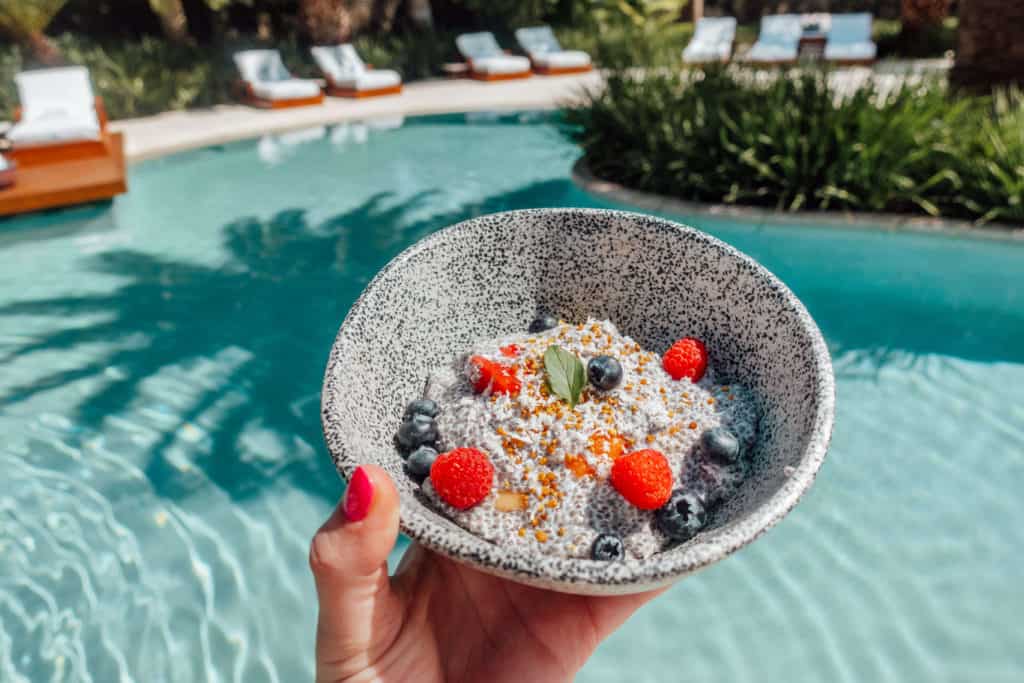 Hotel Chable Yucatan | Chia Seed Pudding at Ki'Ol by the main pool