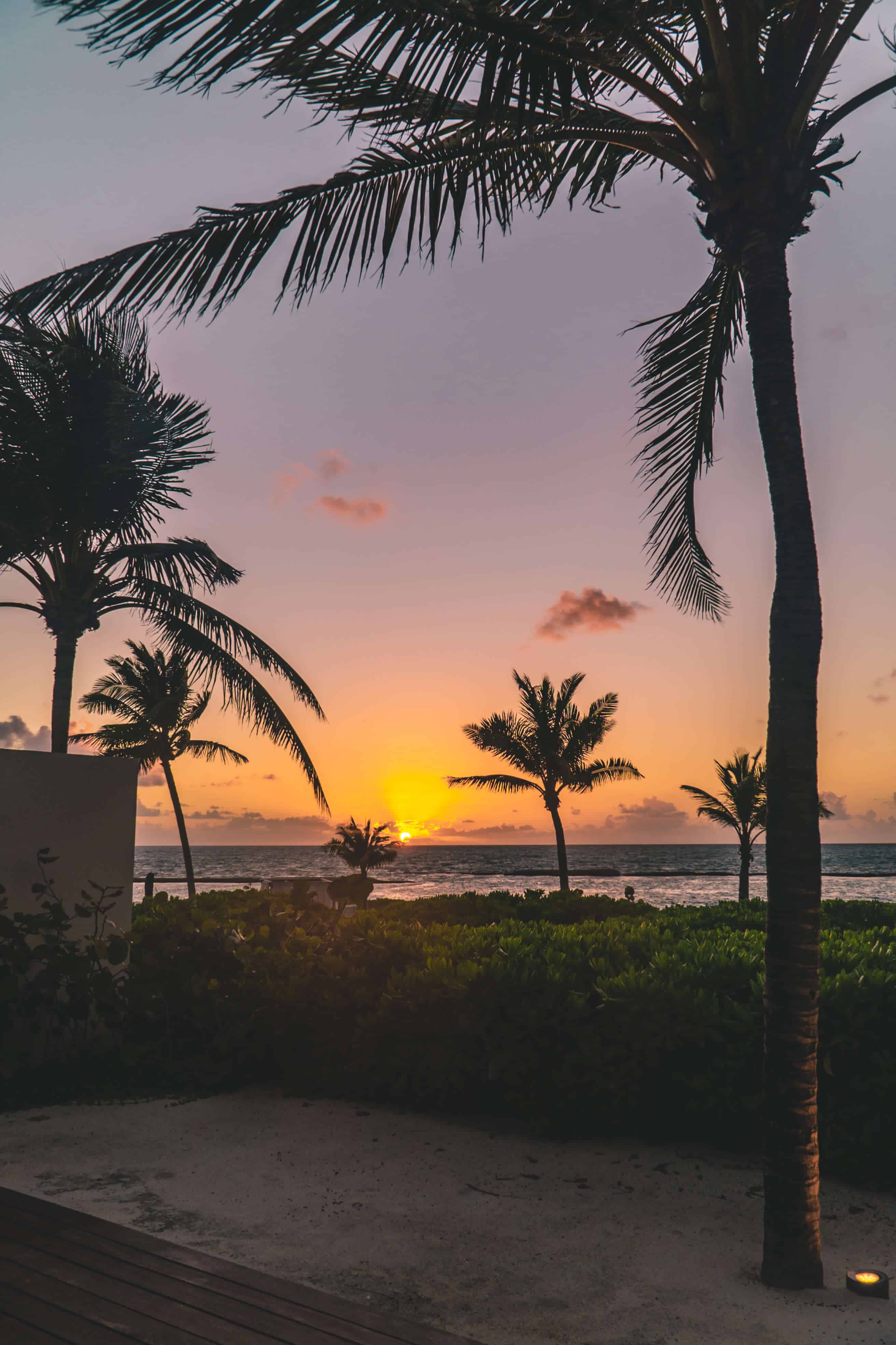 Rosewood Mayakoba sunset