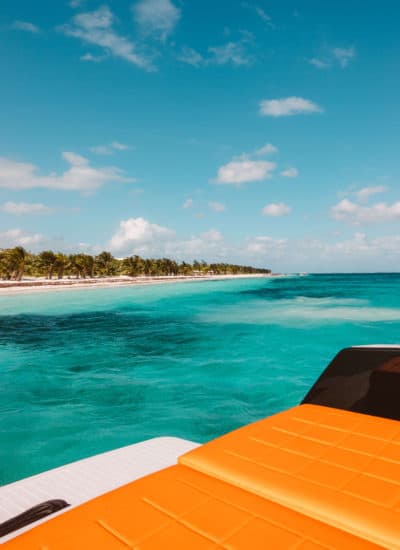 Boat day on Mayakoba’s 55’ VanDutch Yacht | Rosewood Mayakoba Yacht Excursion