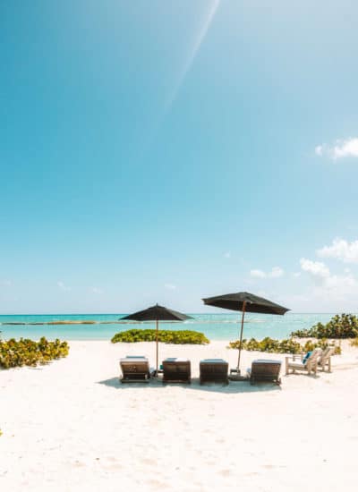 Beach area of Beachfront Suite at Rosewood Mayakoba