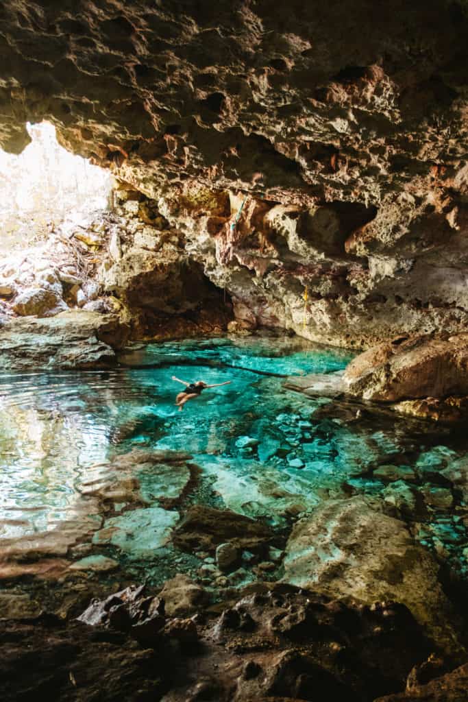 Cenote Chan Chemuyil in Mexico