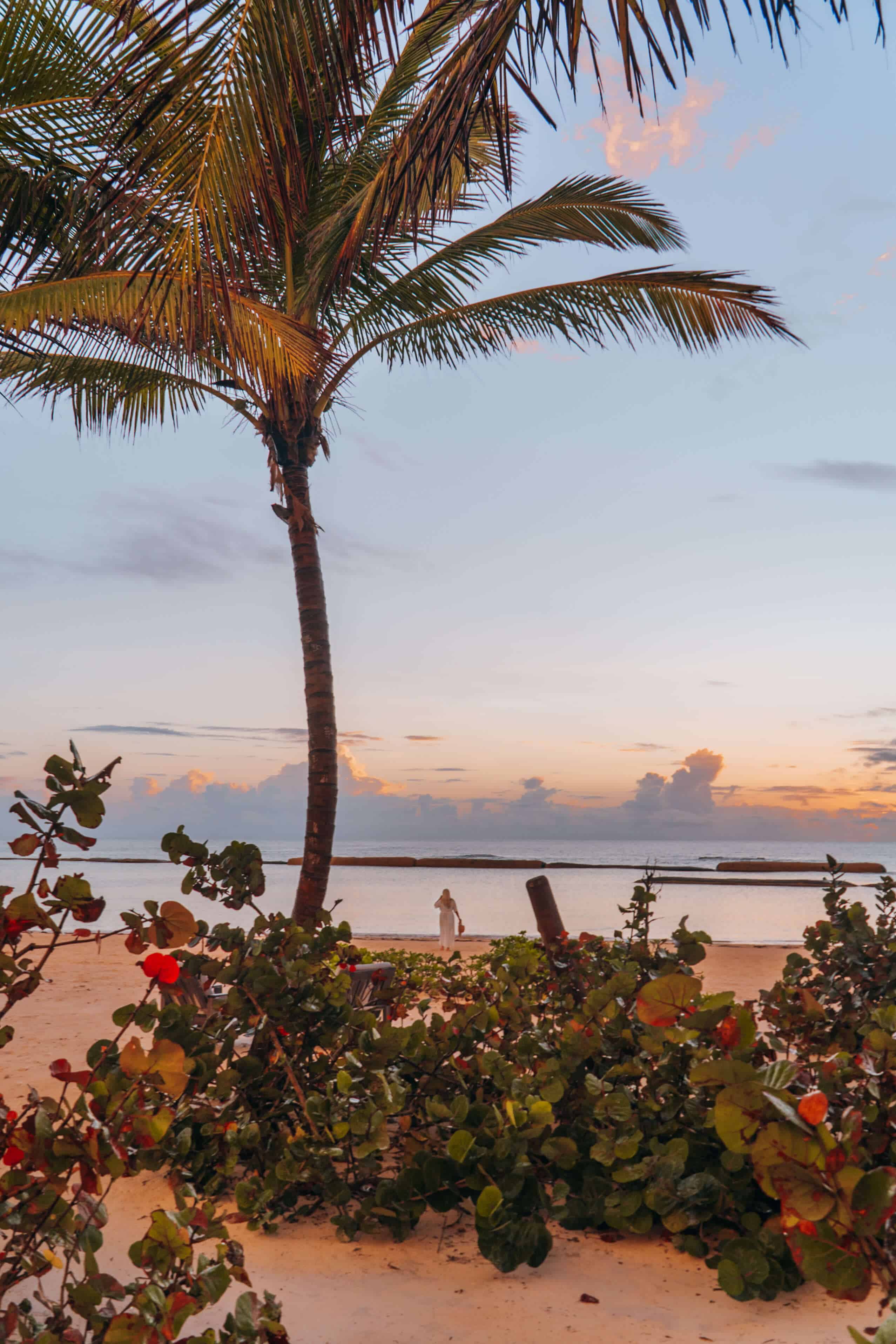 Sunrise at Rosewood Mayakoba in Mexico