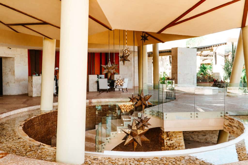 Lobby of Rosewood Mayakoba