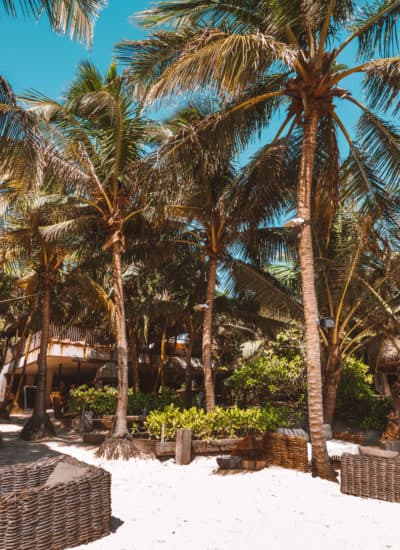 Beach at Be Tulum Hotel in Tulum, Mexico