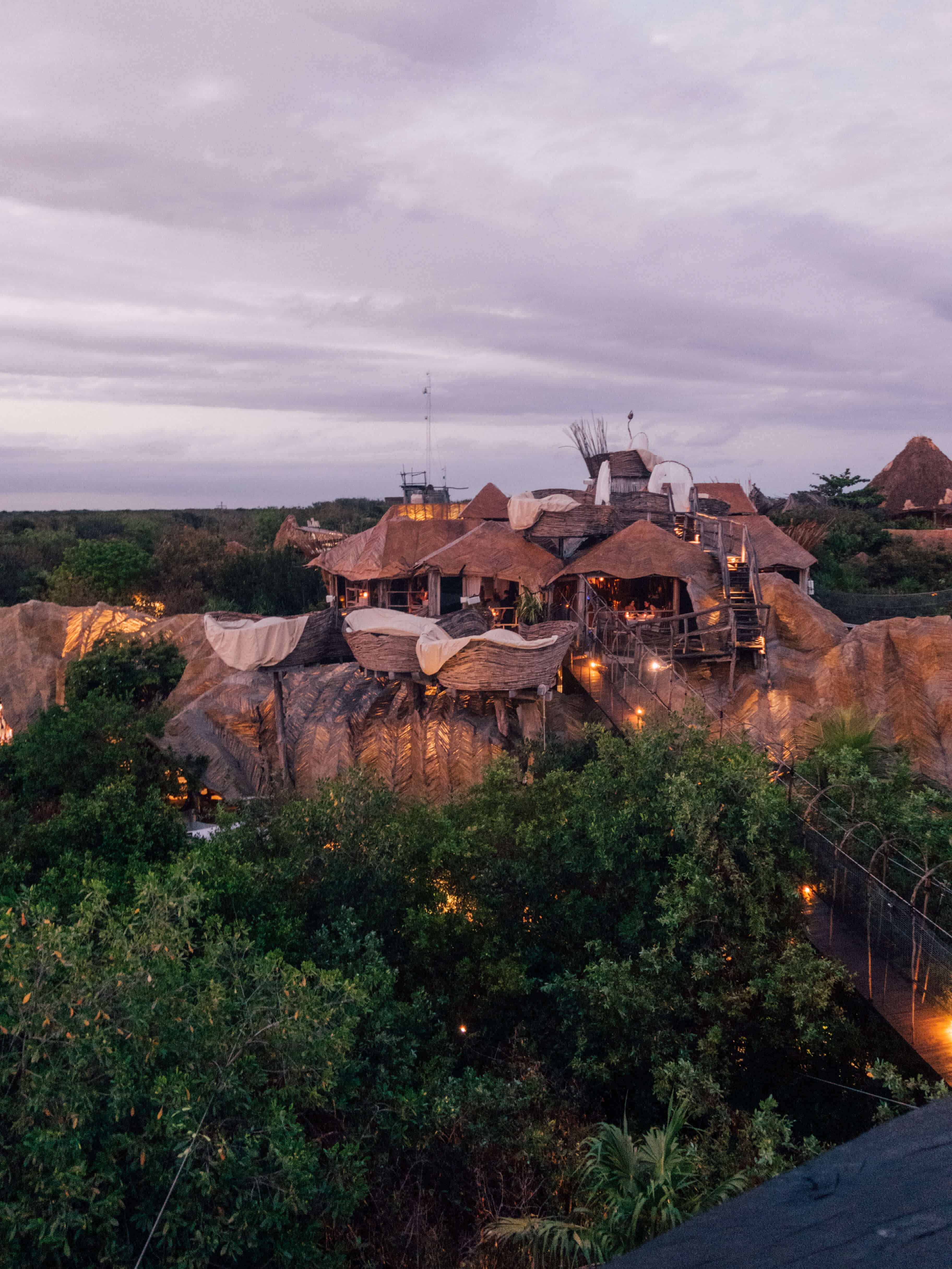 Rooftop at Azulik in Tulum, Mexico