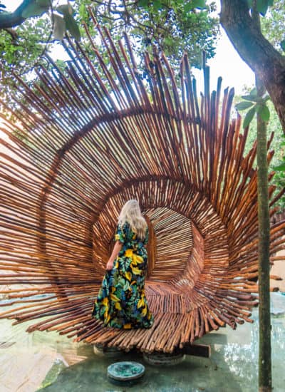 Yoga Studio at Azulik in Tulum, Mexico