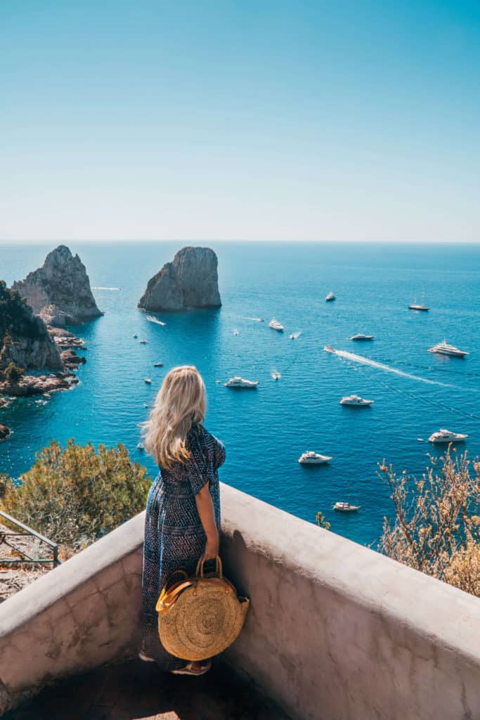 Capri One Day Itinerary | View from Gardens of Augustus