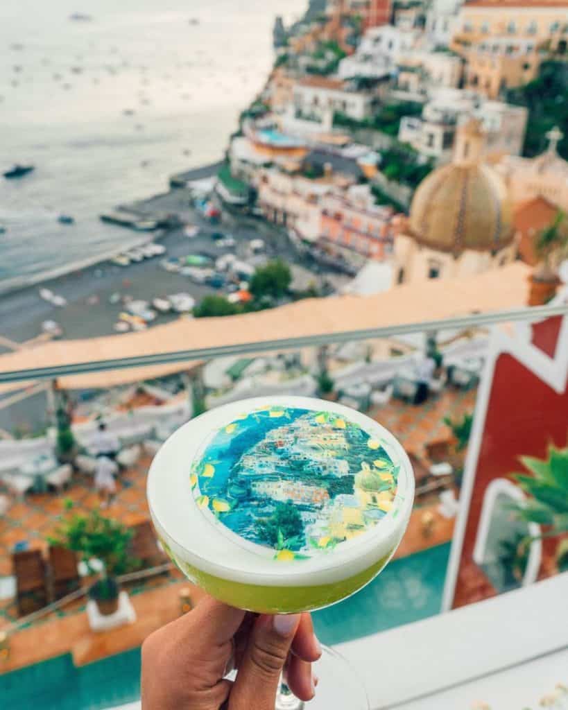 Best Things to Do in Positano | Drinks at Franco's Bar in Positano, Italy