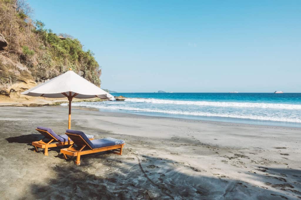 Beach Club at Amankila in Bali, Indonesia