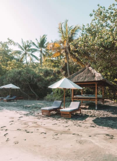 The Beach Club at Amankila in Bali, Indonesia