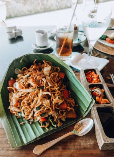 Restaurant at Amankila in Bali, Indonesia