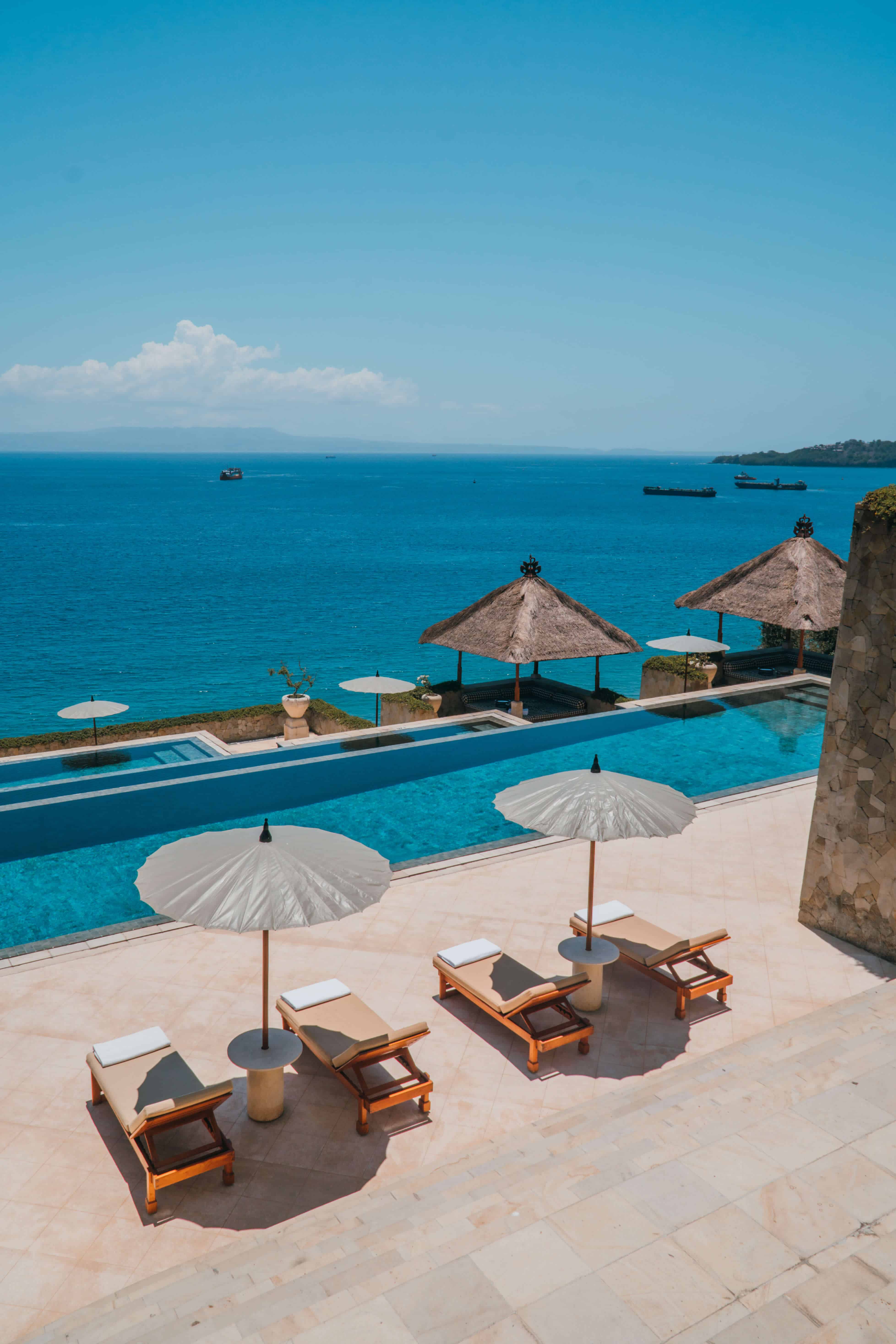 Infinity Pool at Amankila in Bali, Indonesia